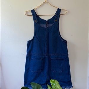Design lab denim overalls